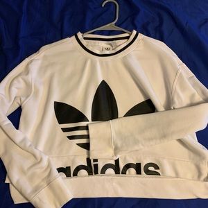 Cropped adidas sweatshirt